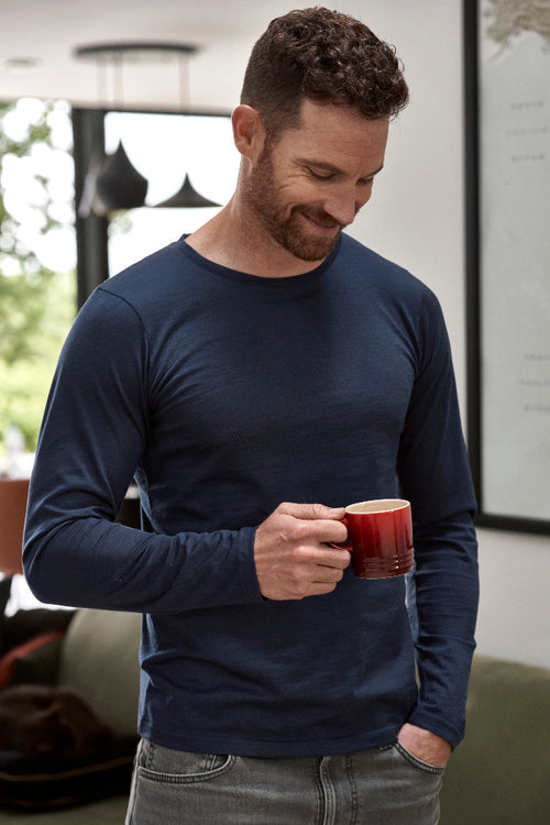 Oscar merino long sleeve T-shirt